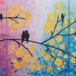 Cuadro 3 arbol pajaros