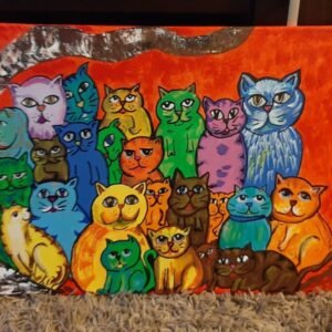 Cuadro de Gatos 2